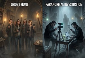 difference between a ghost hunt and a paranormal investigation