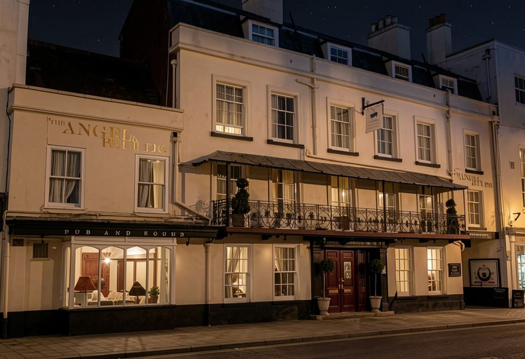 Lymington Angel and Blue Pig